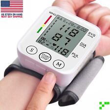 Monitor de presión arterial digital LCD medidor de muñeca 2x90 memoria segunda mano  Embacar hacia Argentina