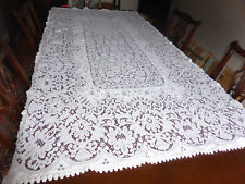 White lace tablecloth for sale  LLANDEILO