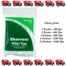 1 2 4 6 12 pontas de filtro SHARROW KINGSIZE 200 pontas em um saco melhor qualidade comprar usado  Enviando para Brazil