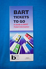 Bart tickets guide for sale  Oakland