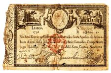 Portugal: 2400 Reis 1828 (Antiguo Fecha 1798) Billetes, KM-34 segunda mano  Embacar hacia Argentina