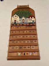 wooden perpetual calendar for sale  Morrisville