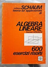 Ingegneria schaum algebra usato  Italia