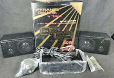 3 Way Mini Box Speaker System 60w 3.25in Bass Reflex Car Audio Sound Set New Box for sale  Shipping to South Africa