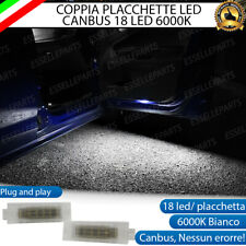 COPPIA PLACCHETTE 18 LED ANTIPOZZANGHERA FIAT PUNTO EVO CANBUS 6000K BIANCO usato  Napoli