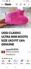 Ugg mini pink for sale  HUDDERSFIELD