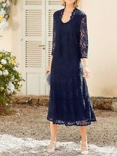 Mother of the bride Navy occasion  lace Dress and Jacket  for sale  Shipping to South Africa