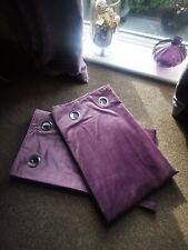 next curtains purple for sale  IPSWICH