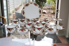 Vintage Royal Albert old country roses tea set, used for sale  Shipping to South Africa