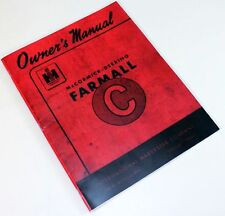 International Farmall C Operadores de Trator Proprietários Manual Livro Manutenção Ih comprar usado  Enviando para Brazil