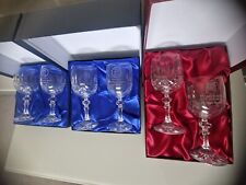 etched crystal glasses for sale  NEWTON-LE-WILLOWS
