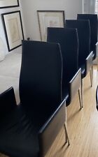 Schwarze lederstühle armlehne gebraucht kaufen  Köln