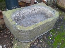ancienne auge , évier en pierre taillée , vasque déco jardin extérieur , occasion d'occasion  Saint-Chinian