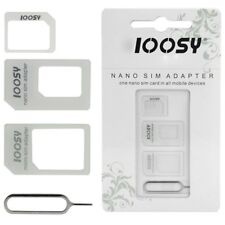 Używany, NOOSY Nano Standard Micro SIM Karta Adapter Konwerter do telefonu komórkowego na sprzedaż  Wysyłka do Poland