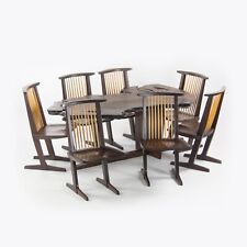 Ru Amagasu Nakashima Conjunto de 7 Cadeiras Conoid e Mesa de Jantar Holtz Wenge & Redwood comprar usado  Enviando para Brazil