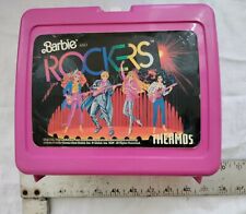 Lancheira Barbie & The Rockers rosa vintage 1987 sem garrafa térmica da Mattel  comprar usado  Enviando para Brazil