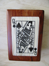Playing cards wood for sale  SOUTHSEA