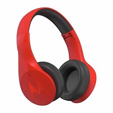 MOTOROLA PULSE ESCAPE RED CUFFIE WIRELESS OVER-EAR BLUETOOTH SENZA FILI MUSICA. comprar usado  Enviando para Brazil