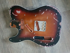 LEFT HANDED AGED VINTAGE RELIC SUNBURST TELECASTER CUSTOM BODY for sale  Shipping to South Africa