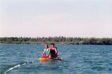 1990s Photo 4x6 Man Woman Watersports Towable Tubes Towing by Boat E30 #22, used for sale  Shipping to South Africa