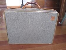 Antiga bagagem Hartmann tweed cinto couro pasta trava 18x13x5 acessório comprar usado  Enviando para Brazil