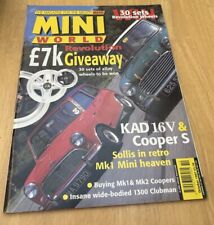 Mini magazine october for sale  UK