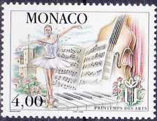 Mônaco #YT2150 MNH 1998 Balé Violoncelo Flores Piano Notas Musicais [2071] comprar usado  Enviando para Brazil