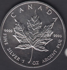 MONEDA CANADA 5 DOLLARS 1996 -  1 ONZA PLATA .999 segunda mano  Embacar hacia Argentina