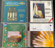 CDs de música renascentista e barroca: Lote de 4-Purcell, Weelkes, Criança, Dunstable comprar usado  Enviando para Brazil