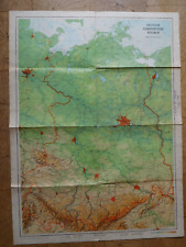 Ddr landkarte 1960er gebraucht kaufen  Waging a.See