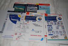 Airline safety cards for sale  GLASGOW