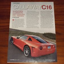 Callaway corvette c16 for sale  Salt Lake City