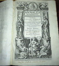 1612 annales ecclesiastici usato  Tradate