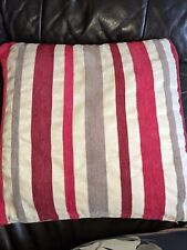 red stripe cushion covers for sale  HULL