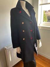 Topshop navy wool for sale  BATHGATE