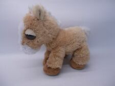 Brinquedo de pelúcia Aurora cavalo pequeno marrom bronzeado macio animal de pelúcia flexível comprar usado  Enviando para Brazil