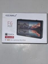 Monitor Feelworld F6 PLUS 5,5" tela sensível ao toque 3D LUT 4K com 1 bateria extra comprar usado  Enviando para Brazil