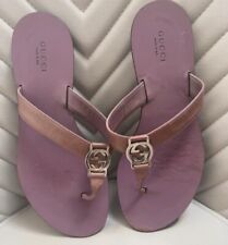 Gucci purple slippers for sale  LONDON