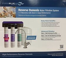 Sistema de filtragem de água por osmose reversa Pure Blue H2O 3 estágios com torneira novo, usado comprar usado  Enviando para Brazil