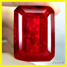 17.98ct. AWESOME BIXBITE BERYL RED EMERALD CUT LOOSE GEM, used for sale  Shipping to South Africa