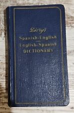 Antigo Dicionário Espanhol-Inglês e Inglês-Espanhol da Divry, 1947, usado comprar usado  Enviando para Brazil