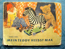 Hans Mau Mein Teddy heisst Kinderbuchverlag Berlin 1955 ERSTAUSGABE SEHR SELTEN comprar usado  Enviando para Brazil