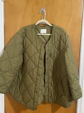 Khaki quilted jacket for sale  Leonia