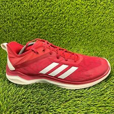 Adidas Speed Trainer 4 Hombres Talla 12 Rojo Atlético Zapatos para Correr Tenis CG5136 segunda mano  Embacar hacia Argentina