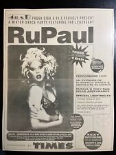 Rupaul 1996 tour for sale  Redmond