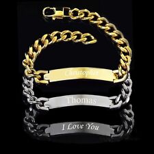 Personalised mens bracelet for sale  BIRMINGHAM