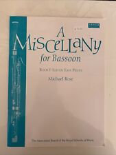 Miscellany bassoon book for sale  BROADSTONE
