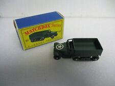 Matchbox Lesney Regular Wheels #49 M2 Personnel Carrier- gray treads, boxed for sale  Shipping to South Africa