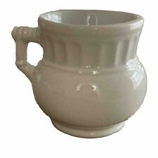 "Ionic" White Ironstone Shaving Mug Washstand Knowles, Taylor, & Knowles 19th C for sale  Shipping to South Africa