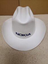 Usado, Raro Trail Boss Nokia Cowboy Hard Hat Canteiro de Obras Colecionadores Branco Vintage comprar usado  Enviando para Brazil